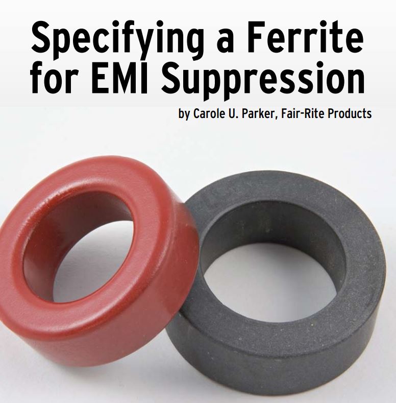 Specifying a Ferrite for EMI Suppression