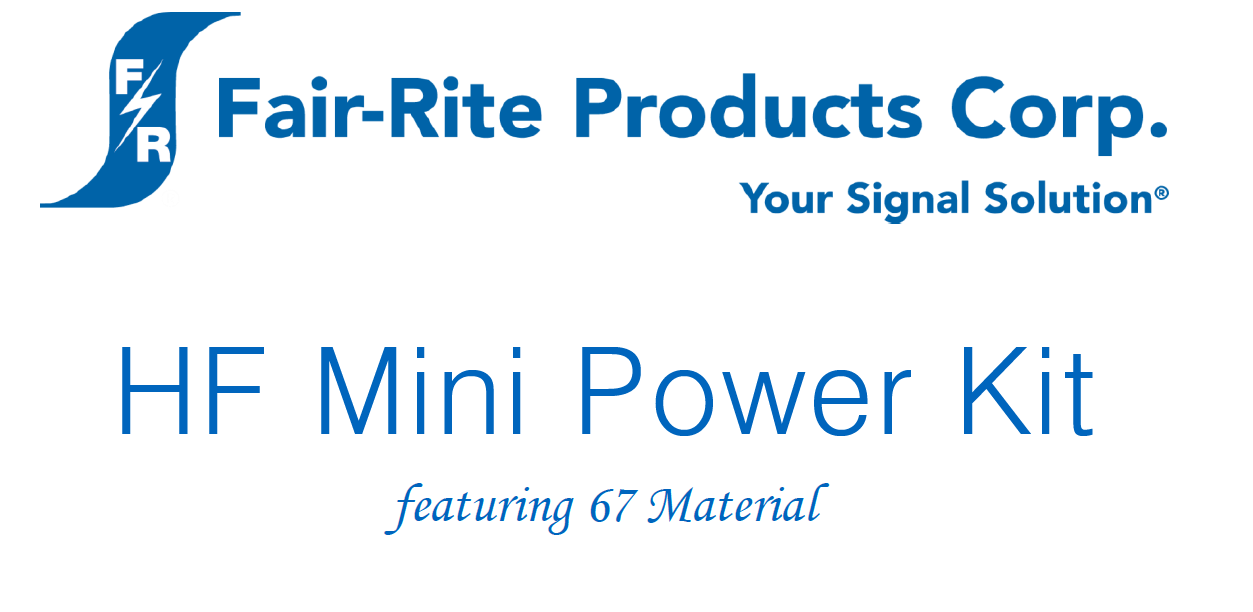 HF Mini Power Kit (for 67 material)